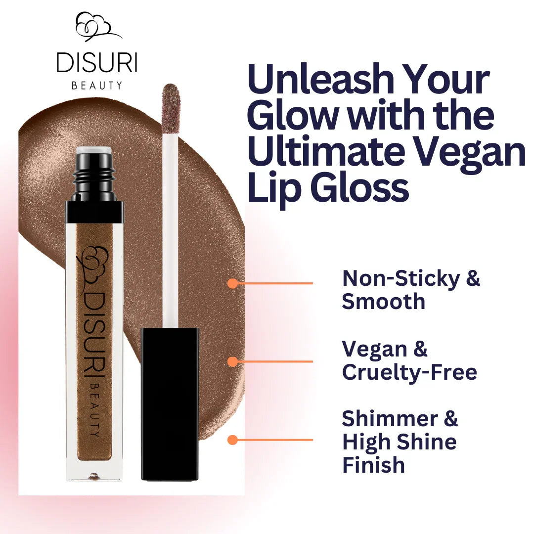DISURI Beauty Shimmer Blast Lip Gloss - Unbreakable (S31) - Image 3